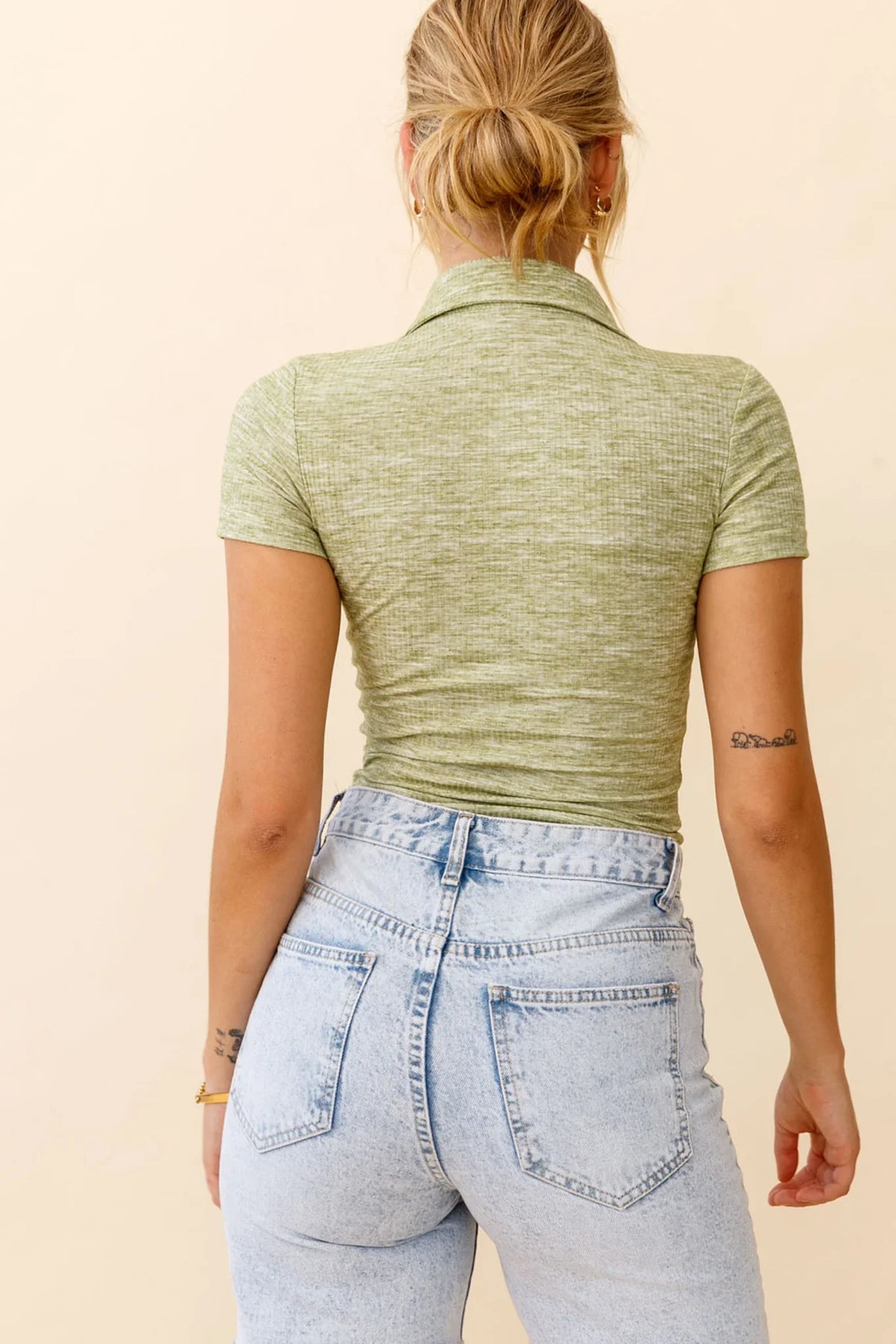 Roadtrip Collared Short Sleeve Shirt Green