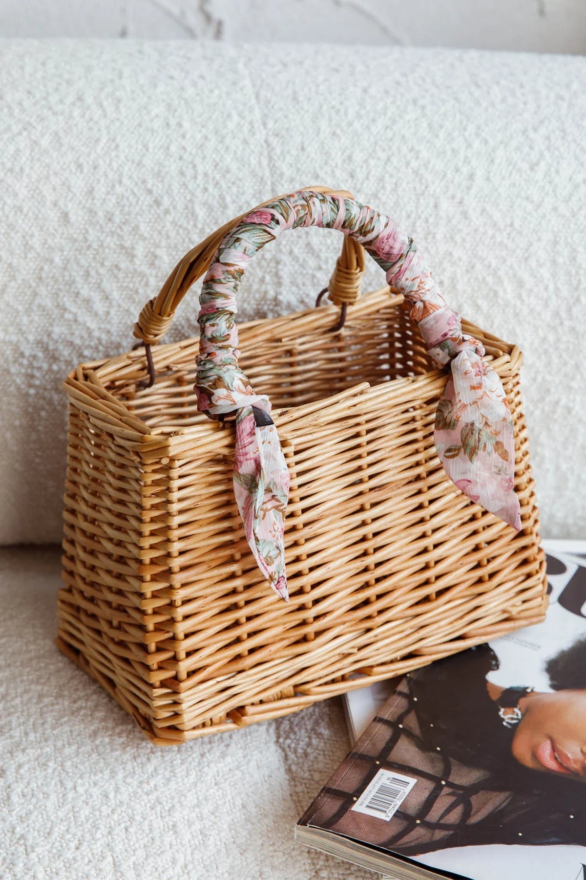 Maddie Twilly Scarf Floral Pink
