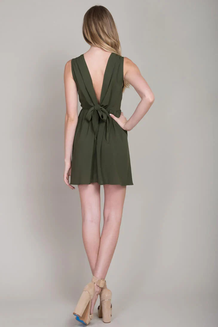 Laine Day Festival Dress Green