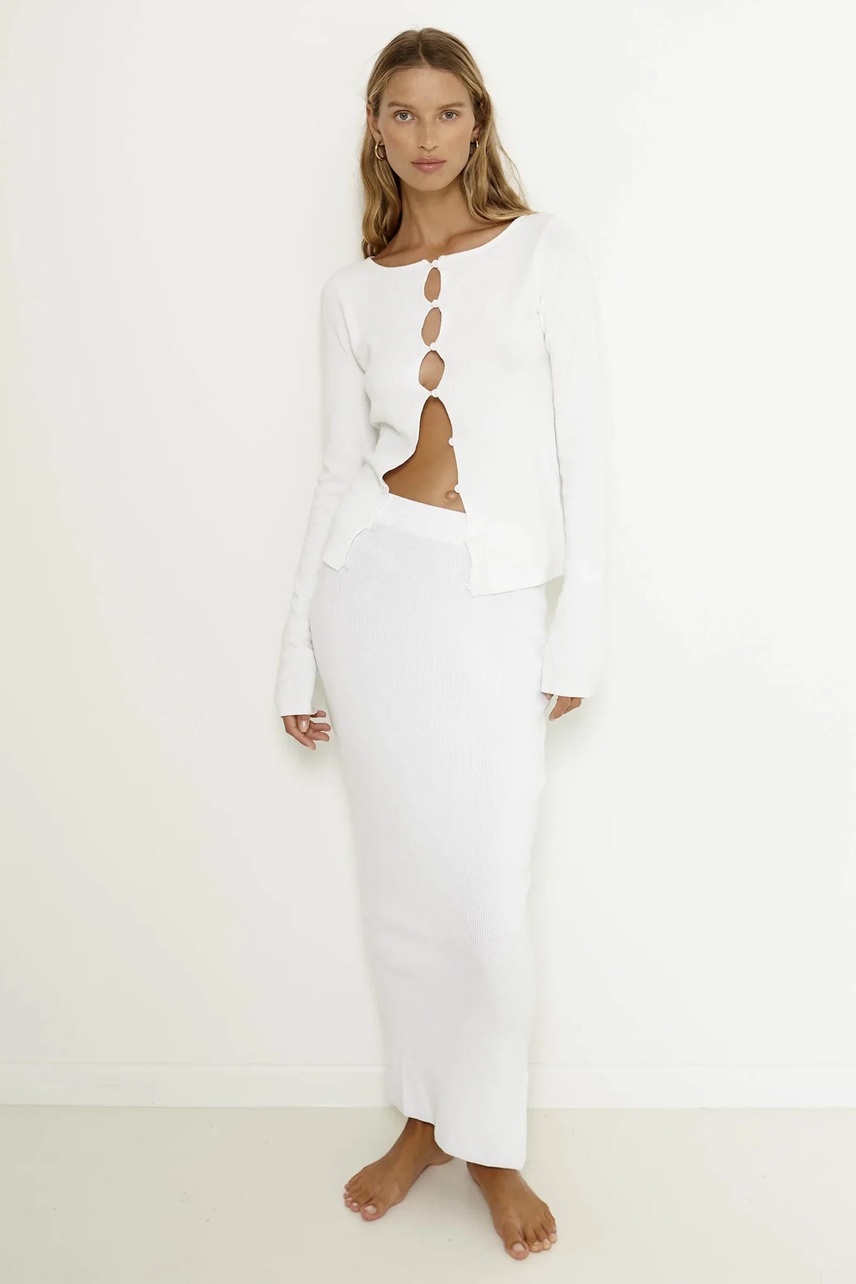 SNDYS Etta Top White