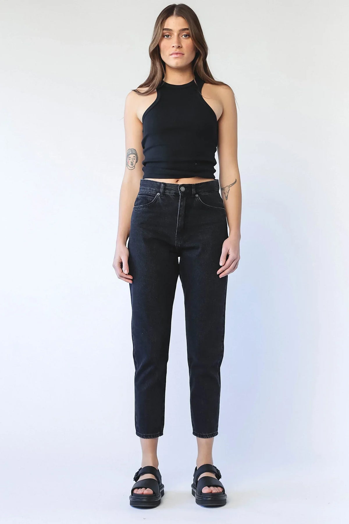 DR DENIM Nora Jeans Black Retro