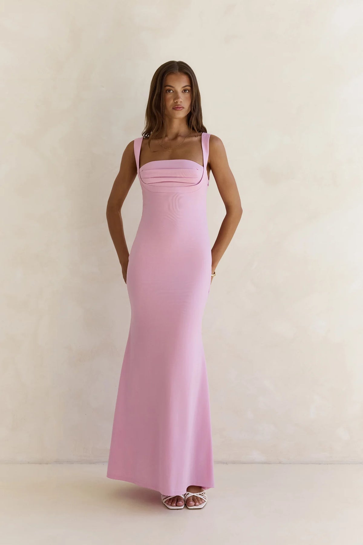 Spring In The Clouds Maxi Dress Lilac