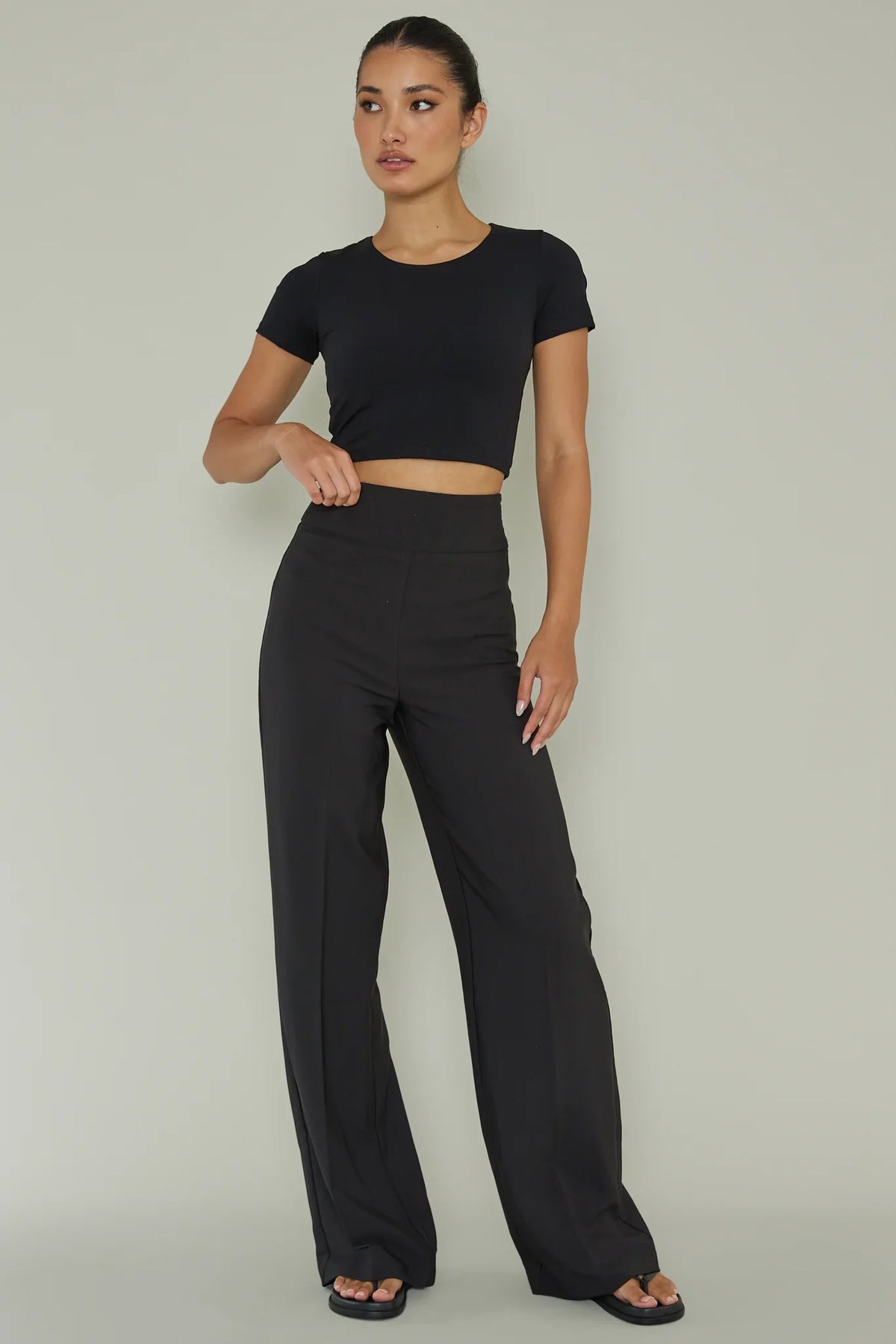 Grammercy Short Sleeve Top Black