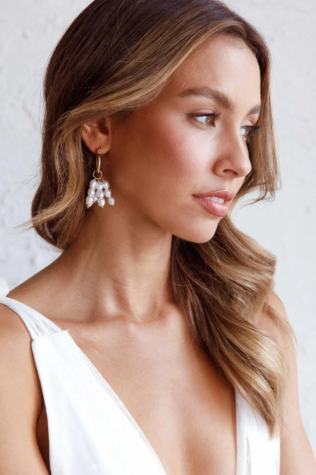 Forever Pearls Earrings Gold