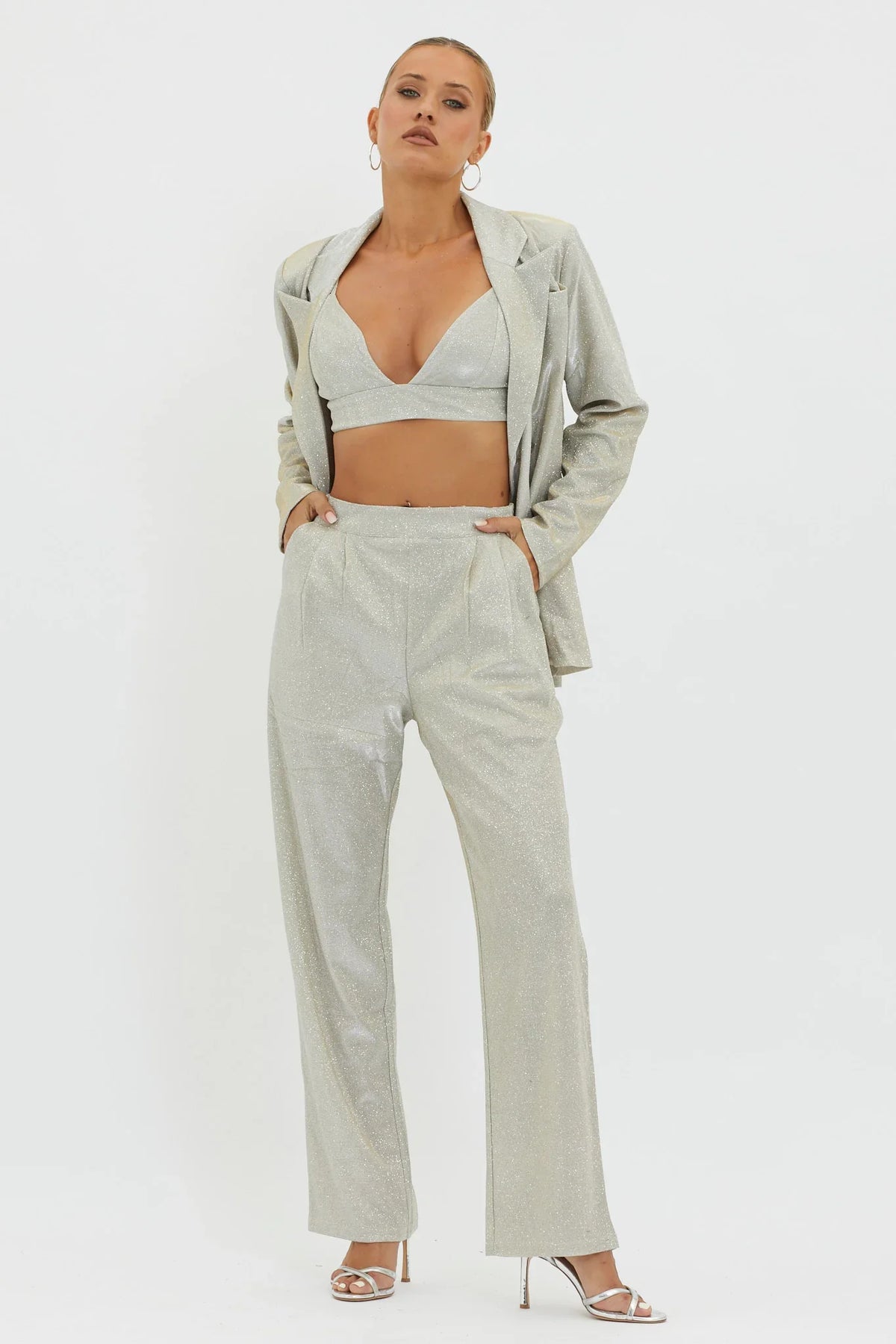 Joyeux Straight Leg Pants Champagne
