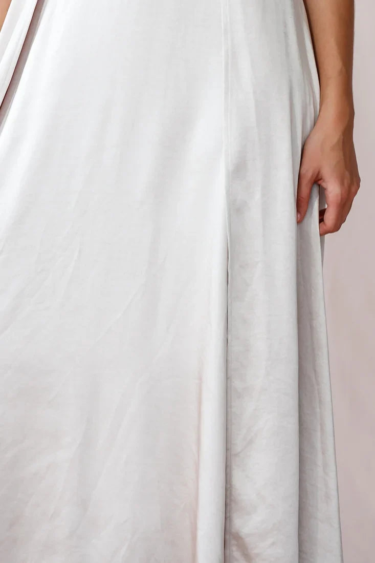 Joanne Empire Waist Maxi Dress Champagne
