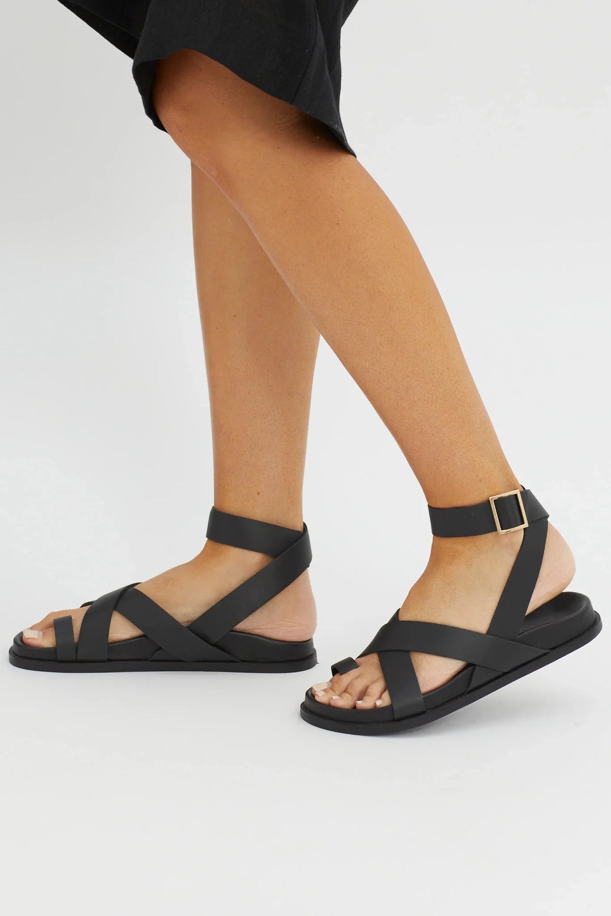 SOL SANA Hitch Footbed Black