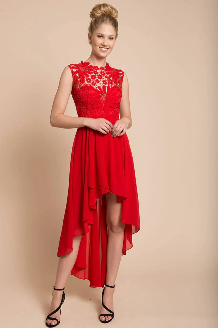 Ivy Night Out Dress Red