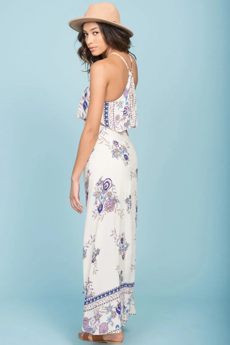 Monday cutout Maxi Dress Purple