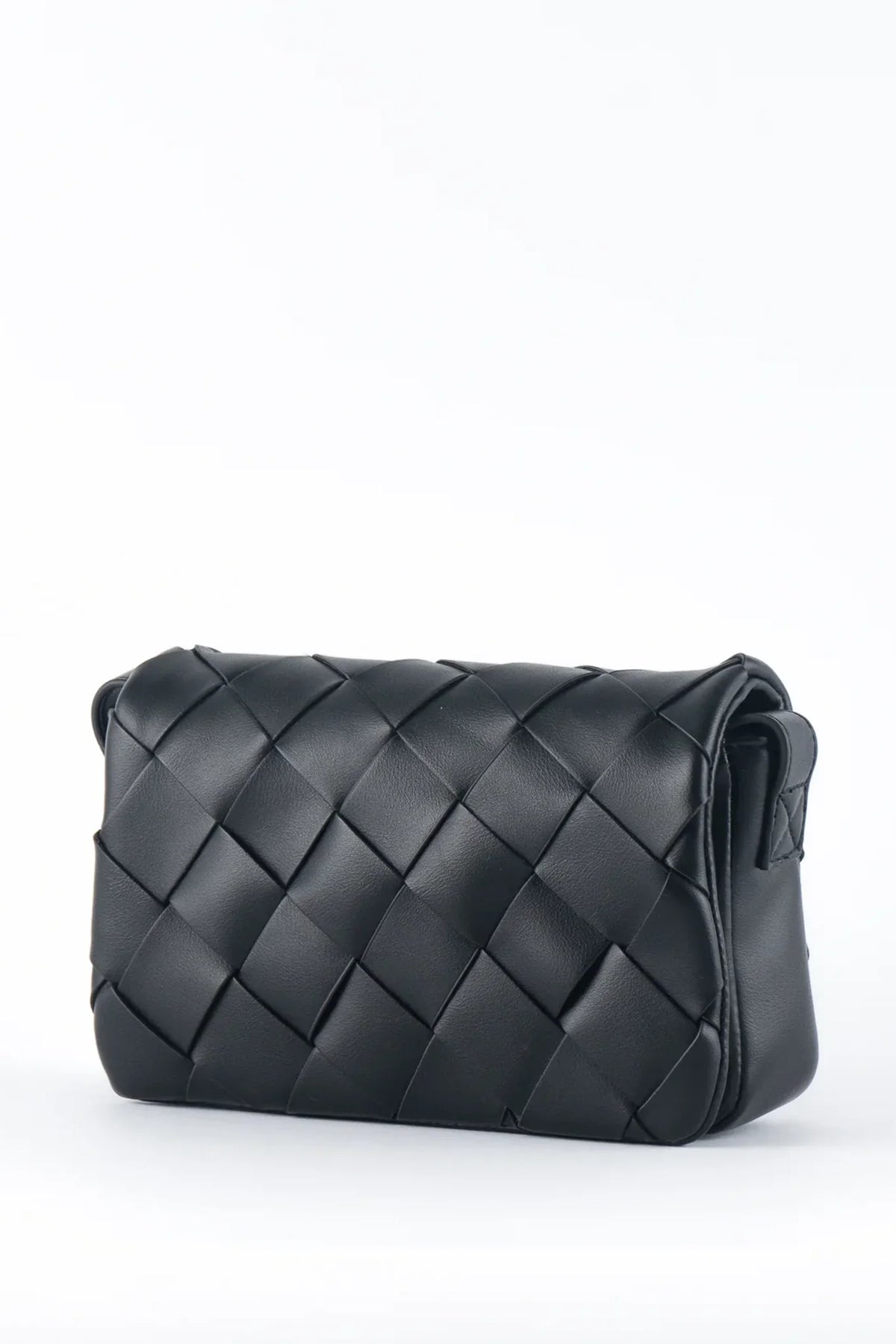 TEN TONES Azure Weave Bag Black