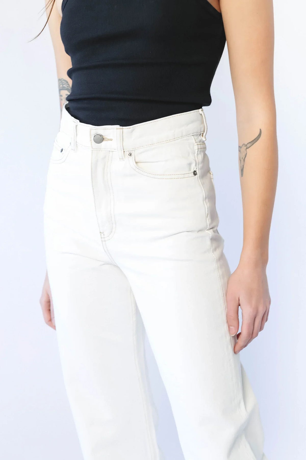 DR DENIM Echo Jeans Light Ecru