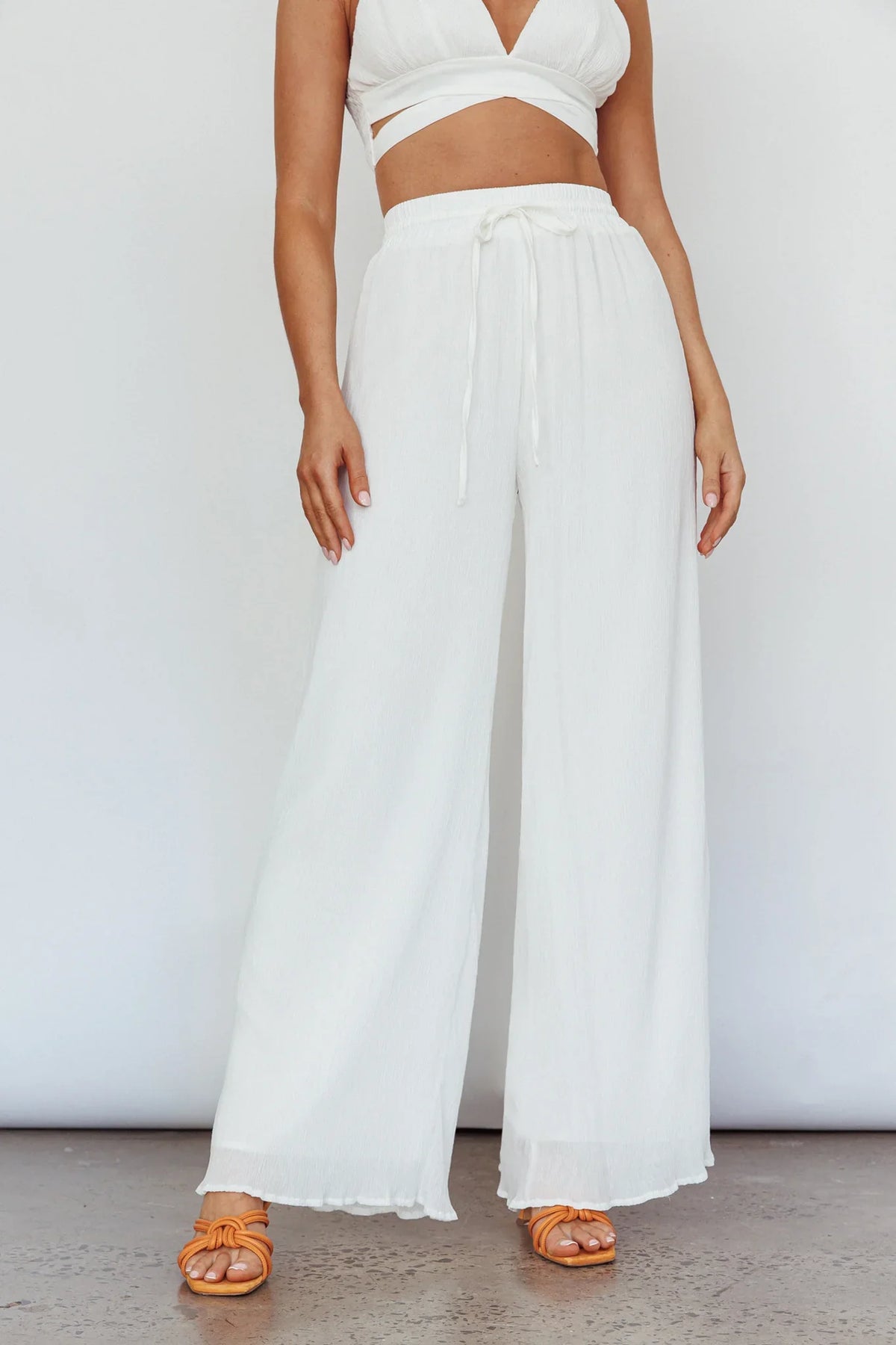Cove Elasticated Pants Ivory