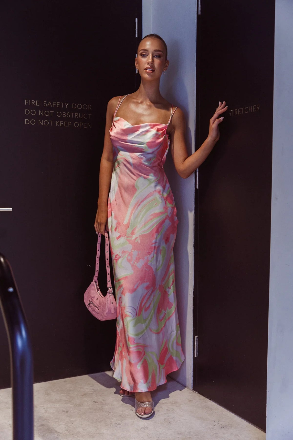 Peta And Jain Moto Shoulder Bag Pink