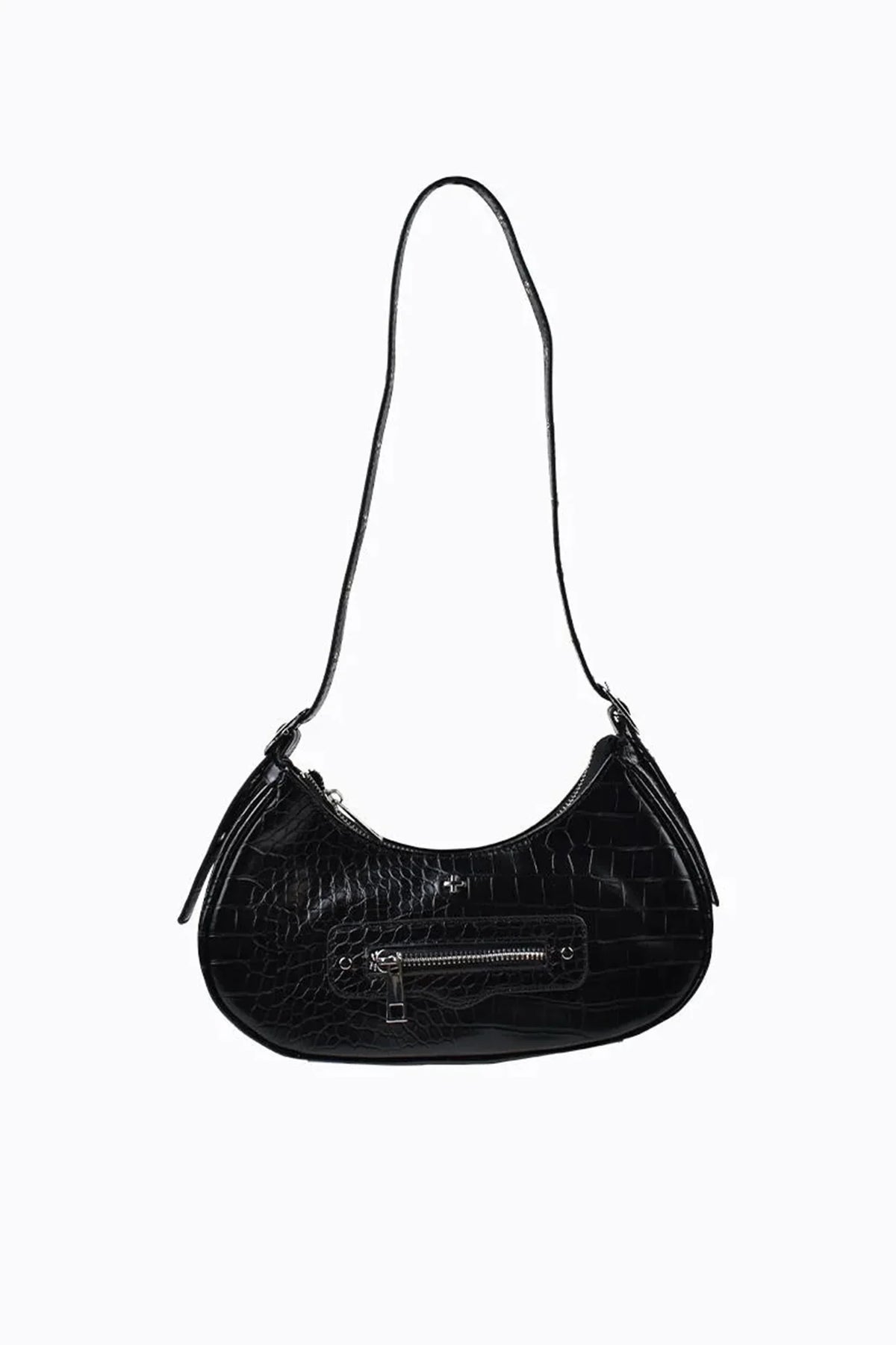 Peta And Jain Moto Shoulder Bag Black