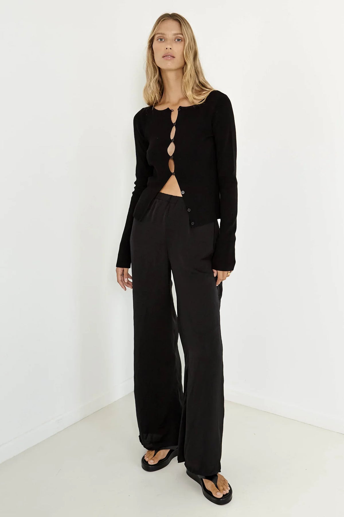 SNDYS Etta Top Black