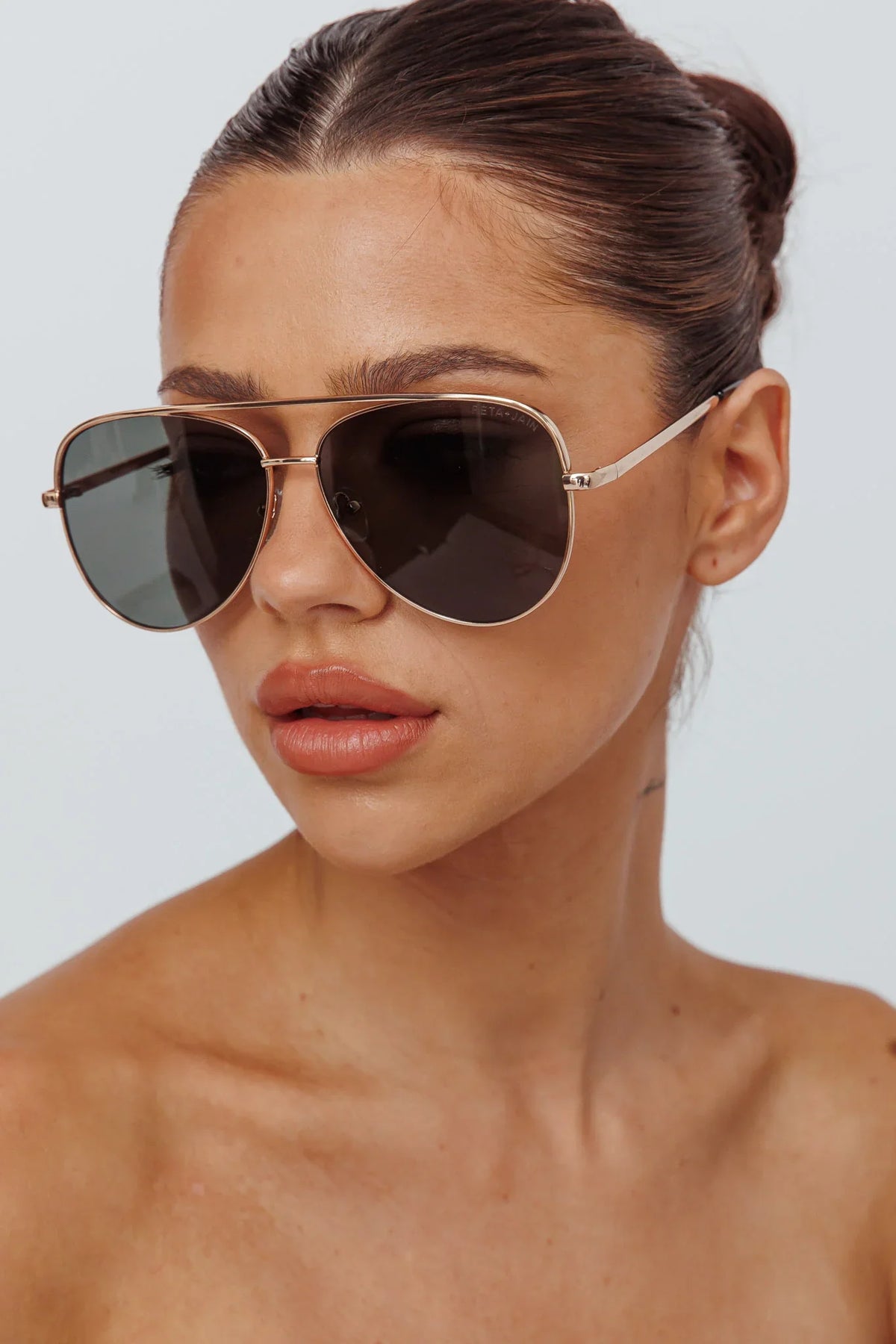 Peta And Jain Franki Sunglasses Gold