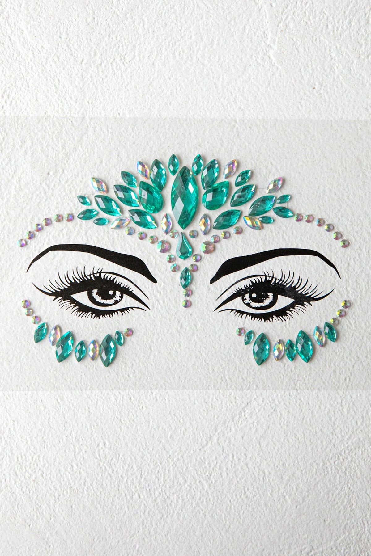 Electric Nights Face Jewels Multi A