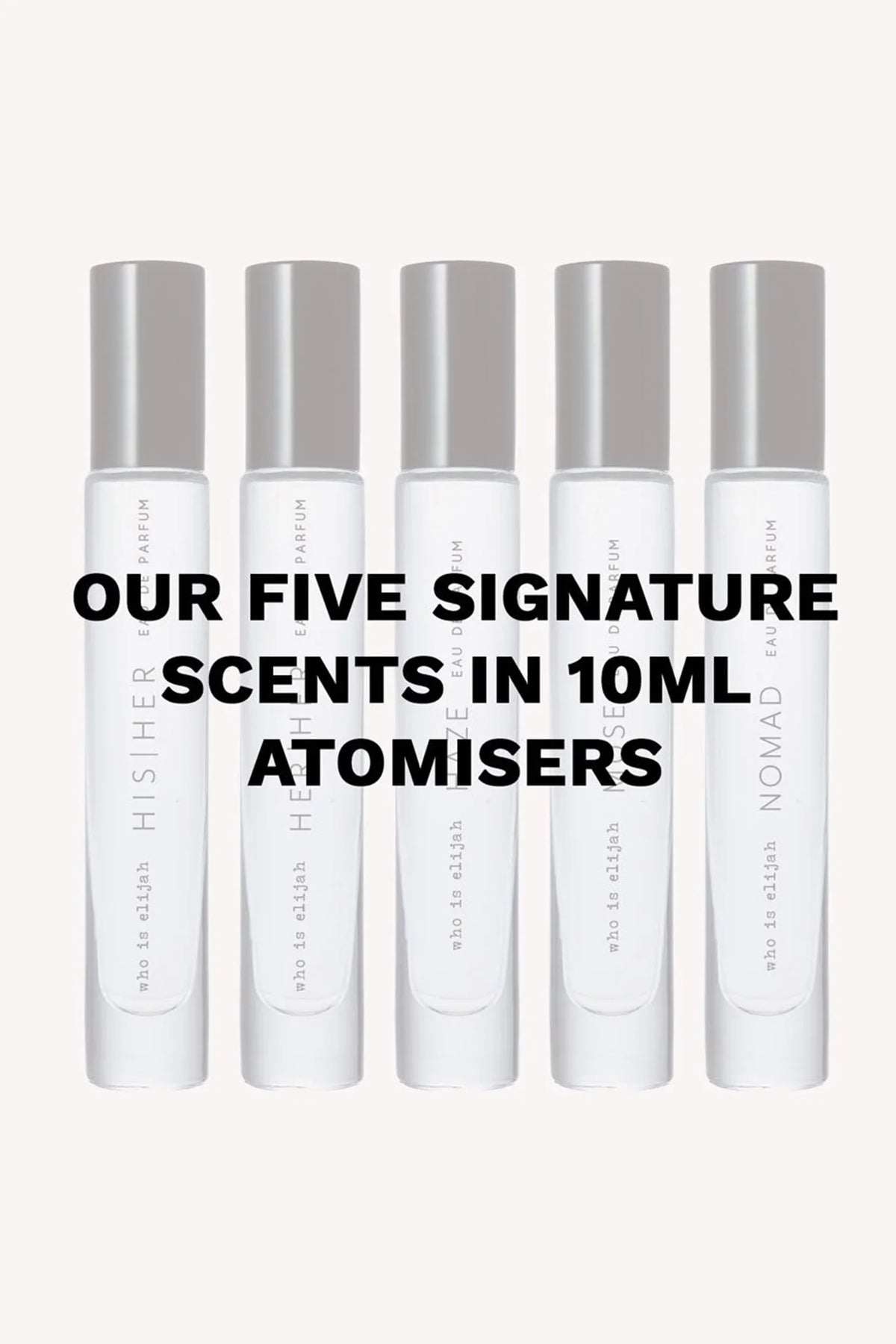 WHO IS ELIJAH THE COLLECTIVE 5 x 10ml Atomizer EDP