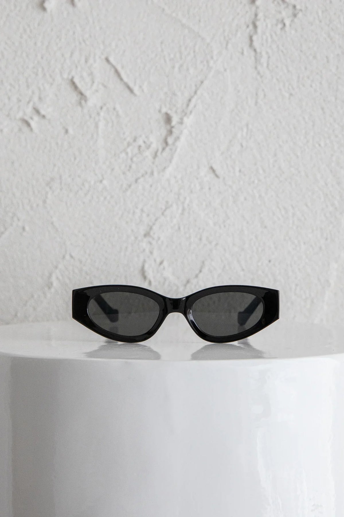 Janis Cat-eye Acetate Sunglasses Black
