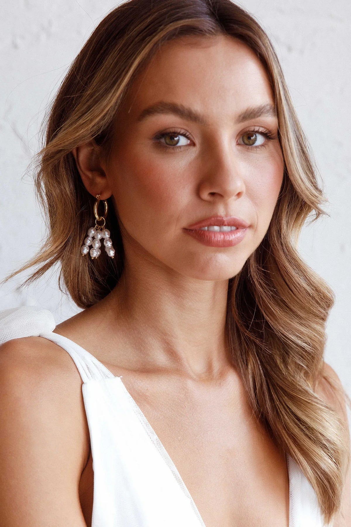 Forever Pearls Earrings Gold