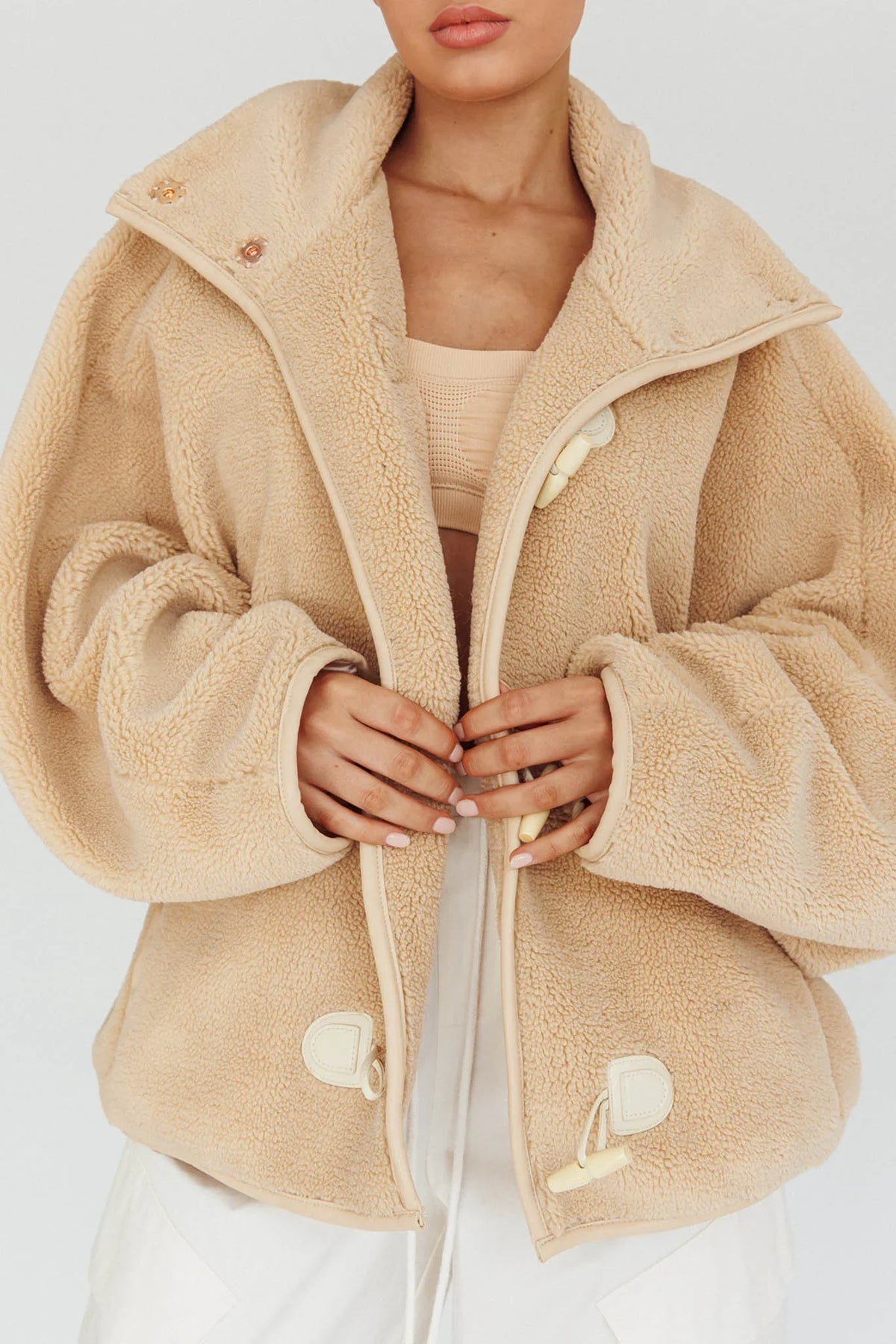 Cambra Toggle Jacket Cream