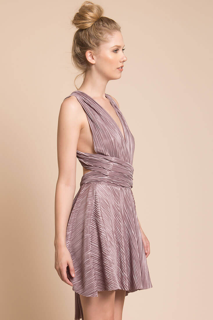 Ariana Adjustable Fit Dress Taupe