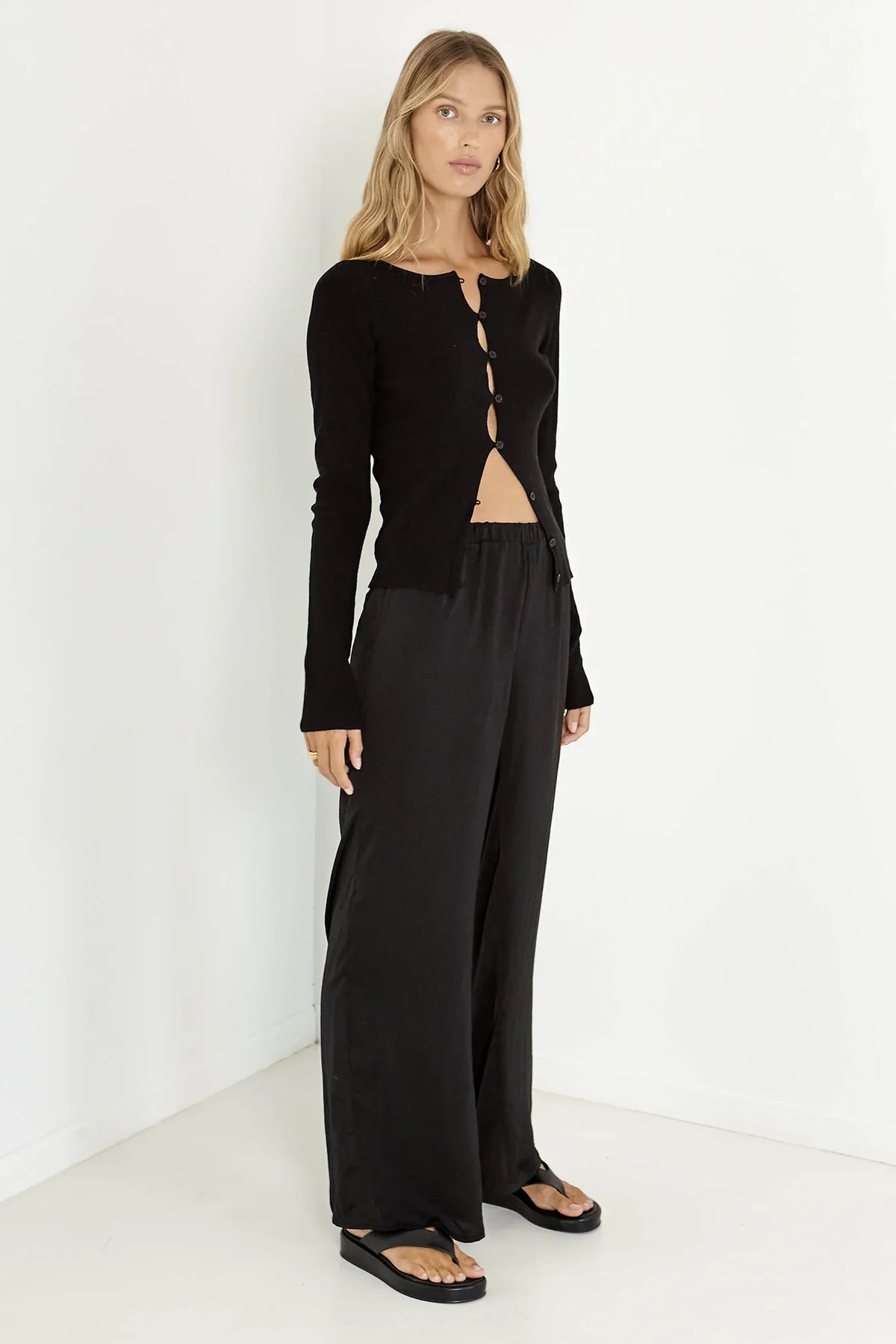 SNDYS Etta Top Black