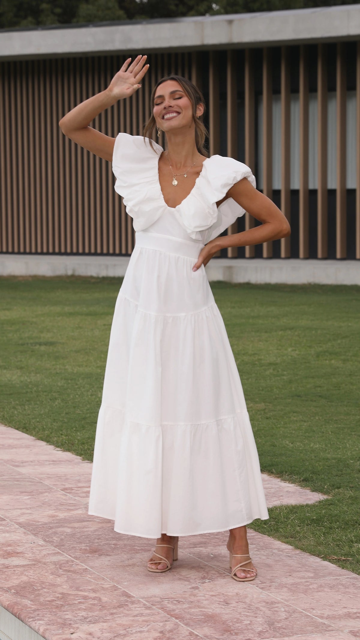 Emma Maxi Dress - White